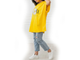 Женская свободная футболка   Арт. 16575-6358 (цвет желтый) Размеры 60-74
