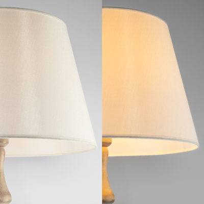 Классический торшер с абажуром 01080/1 белый с золотом Berlin