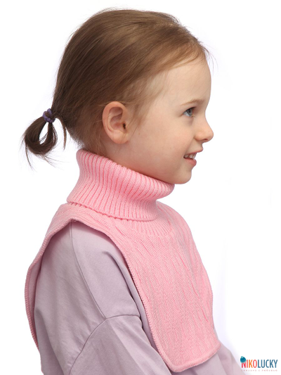 Манишка 23-34 подклад 100% полиэстер, размер 3 (от 5 лет) розовый