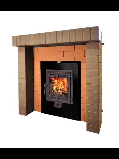 Портал Банной печи Универсальный из фигурного кирпича (с комплектом накладок)