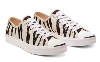 Кеды Converse Jack Purcell Ox Zebra Print