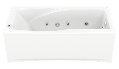 Акриловая гидромассажная ванна BAS Эвита 180х85