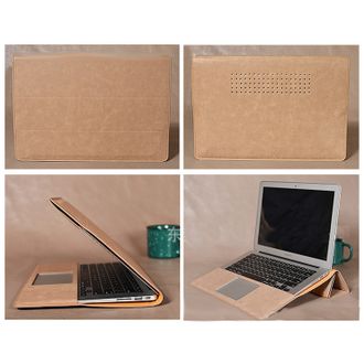 Чехол для ноутбука Xiaomi Mi Notebook Pro 15.6 (бежевый) кожаный