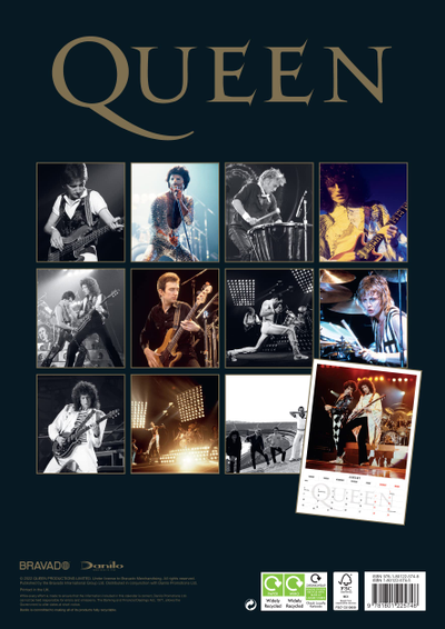 Queen Official Календарь 2023, перекидные календари 2023, Queen Calendar 2023, Intpressshop