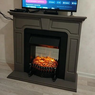 Электрокамин Theodor GR с очагом Fobos