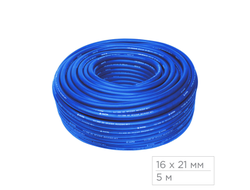 Шланг пневматический 16х21 мм, 5 м, полиуретановый МАСТАК 681-16050M5