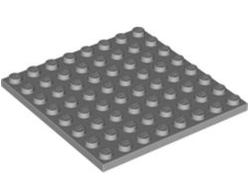 Plate 8 x 8, Light Bluish Gray (41539 / 4166618)