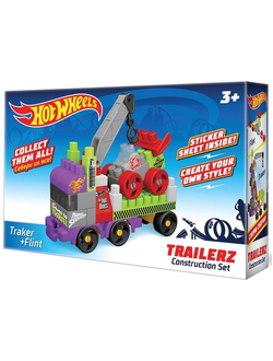 Детский развивающий конструктор Bauer Hot Wheels Серия Trailerz Traker + Flint 3+