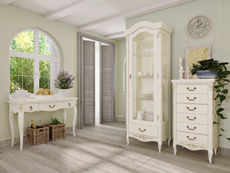 ВИТРИНА СТЕКЛЯННАЯ R ROMANTIC R190-K02