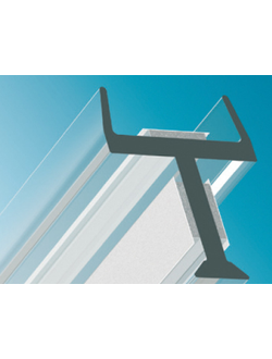 1721 Профиль трех стекол ПВХ 3М для 10 мм