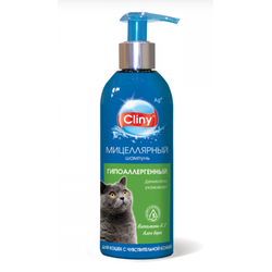 Шампунь для кошек Cliny Гипоаллергенный, 200 мл