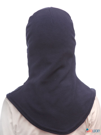 Шапка-шлем 23202-02 100% полиэстер, темно-синий 48-50