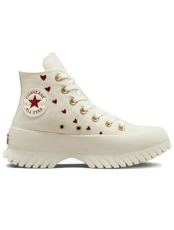 Кеды Converse Chuck Taylor All Star Lugged 2.0 Platform Valentines Day белые на платформе A05341C