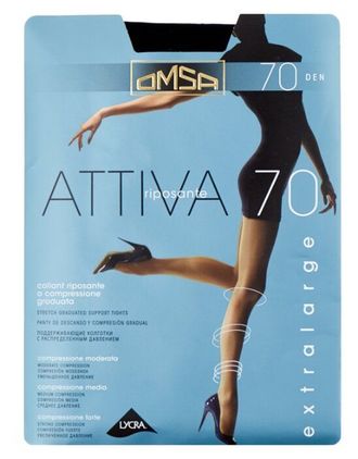 Колготки Attiva 70, 5 nero