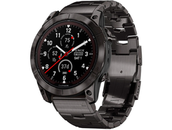 Garmin Fenix 7X Pro 51mm Solar Sapphire Titanium Carbon Gray DLC with Vented Titanium Bracelet (010-02778-30)