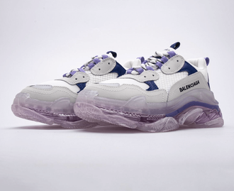 Balenciaga triple s blue and white store