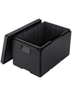 Термоконтейнер 58 л. 600*400*390 мм. для гастроем. h=200 мм. (-40°C до +110°C), плотность 60кг/м3, п/п