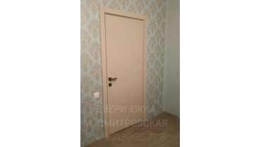 Модель: Лайн-8
Цвет: Латте софт 
Погонаж: Телескопический 