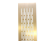 Решетка вентиляционная 02C, 500х80 мм, золото шлифованное