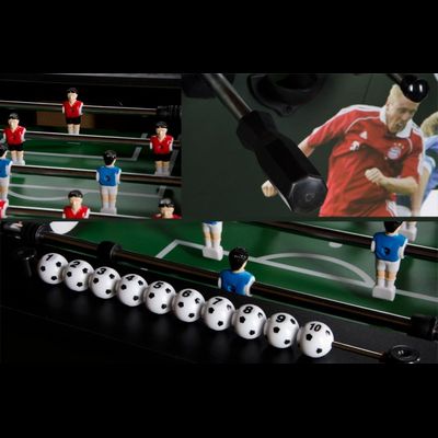 Настольный футбол (кикер) «Roma IV» (140x76x87 см, черный)