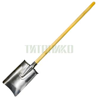 Титановая лопата прямая (полукруг) ВТ-20  Неубивашка