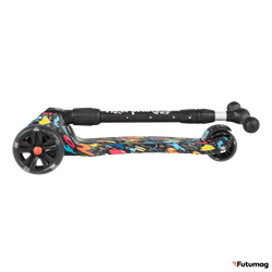 Детский самокат TechTeam Tiger Print 2022 буквы