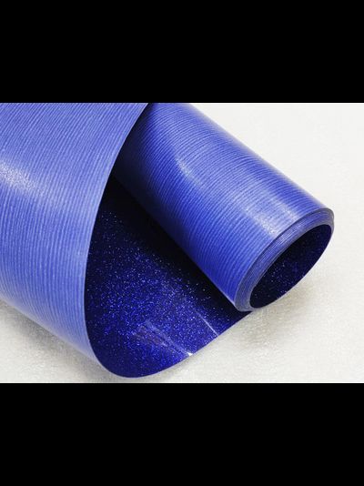 Термопленка "SEF" серия GLITTER 10 ROYAL BLUE, 350 мкм