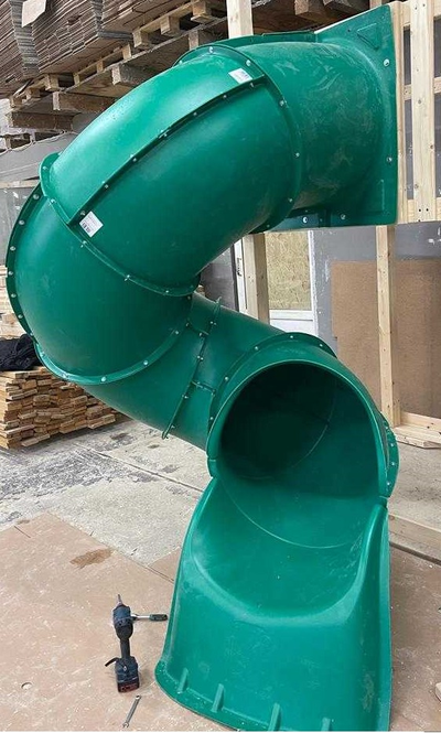 Горка винтовая труба фото, горка-труба винтовая фото, горка туннель фото,