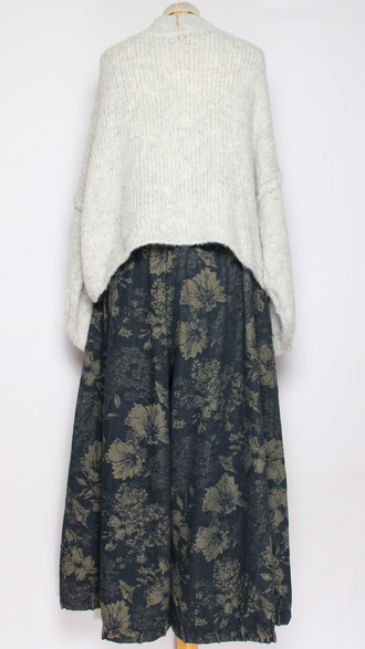 ДЖЕМПЕР КОРОТКИЙ "КИМОНО ШОВ СТОЙКА" широкий рукав голубой, чайная роза, св.серый, серый, какао до р.54