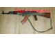 Russian tactical tarpaulin RAS unfolding stock AK-47, AKM, AK74, RPK 3-point gun sling Khaki
