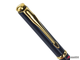 Ручка подарочная шариковая GALANT «Arrow Gold Blue», корпус темно-синий, золотистые детали, пишущий узел 0,7 мм, синяя. 140653