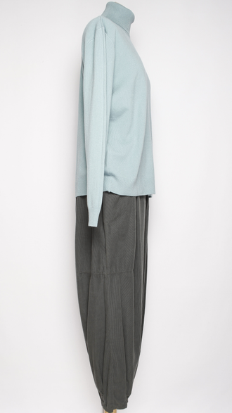 Брюки Бохо вельветовые "БАНАНЫ" графит р.48-54