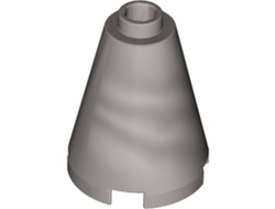 Cone 2 x 2 x 2 - Open Stud, Flat Silver (3942c / 6133548)