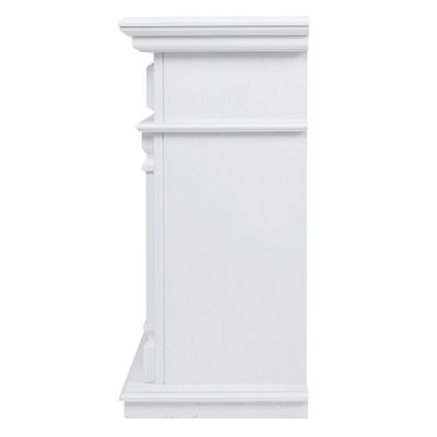 Электрокамин Islandia WT с очагом 3D Cassette 1000 Black Panel