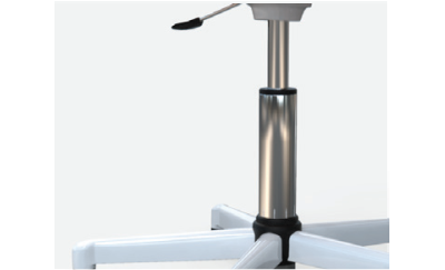 Стул ученический регулируемый на роликах, пластик