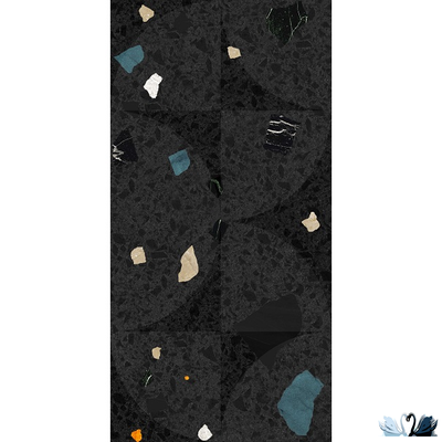 Керамогранит Creto Cray dark geometry 30 х 60 см