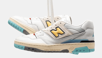 New Balance 550 Sea Salt Yellow (Желтые с белым) новые