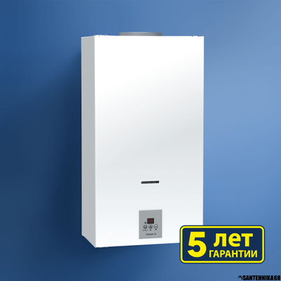 Водонагреватель проточный газовый газовая колонка BaltGaz Premium 14 G цвет – белый, черный
