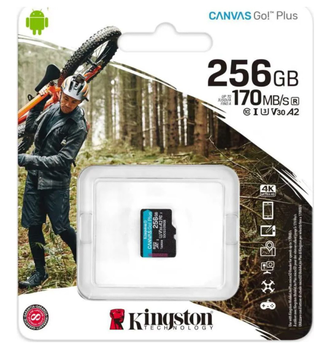 КАРТА ПАМЯТИ KINGSTON 256 ГБ SDCG3, UHS-I U3, CLASS 10 - надёжная, проверенная временем
