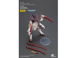 Тиранид-воин (Warhammer 40k) - КОЛЛЕКЦИОННАЯ ФИГУРКА 1/18 Tyranids Hive Fleet Leviathan Tyranid Warrior with Boneswords (JT7004) - JOYTOY