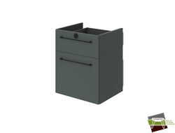 Модуль стола руководителя с двумя ящиками 474х472х580 G-932_Зеленый камень