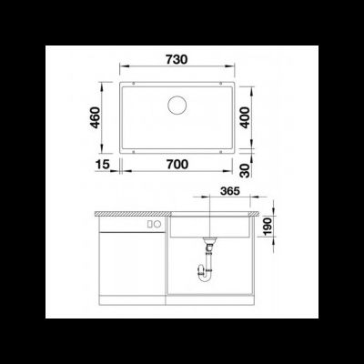 Мойка Blanco ROTAN 700-U, 521346