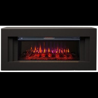Линейный электрокамин Старлайн черный с очагом FreeSpace 50 LED FX QZ