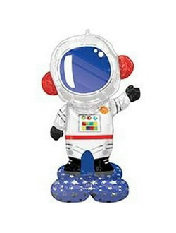 144 см Фольгированная фигура Космонавт напольная