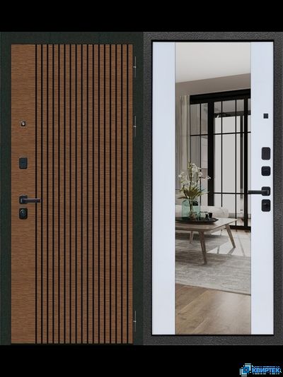 Дверь входная металлическая СОЮЗ 3К Консул Зеркало купить в Челябинске | КВИРТЕК