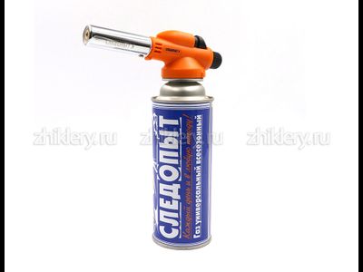 Газовая горелка "Следопыт" GTP-N03 с пьезорозжигом (газ 220г.)