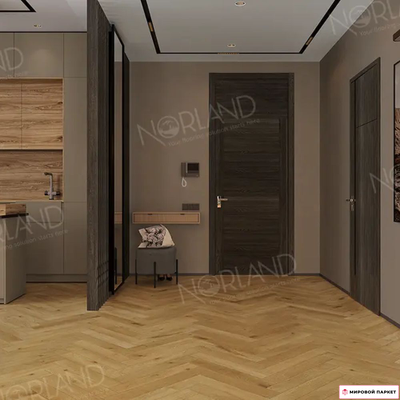 Ламинат Norland Herringbone Elegant Дуб  Хайнан LF304-09 33 класс толщина 8 мм с фаской 1.92 м2