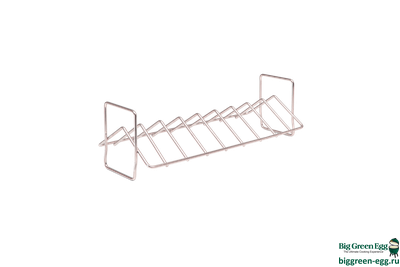 Подставка для рёбрышек, V-образная, двусторонняя, стальная для печи XL/L