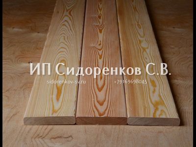 Планкен 20х120 мм лиственница сорт А