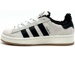 Кроссовки Adidas Campus 00s Crystal White Core Black зимние
